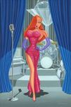 Roger Rabbit Art Walt Disney Animation Artwork Diva in a Red Dress